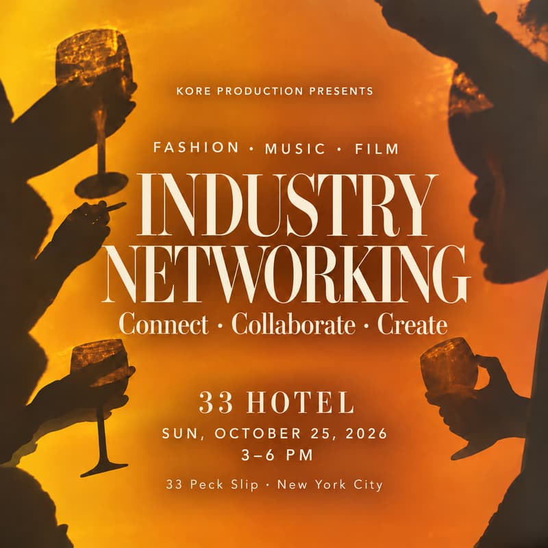 Cover Image for Fashion · Music · Film | Industry Networking