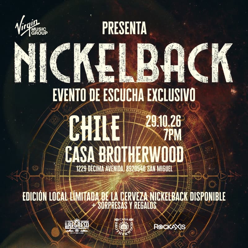 Cover Image for Nickelback: Escucha su Nuevo Álbum en Chile