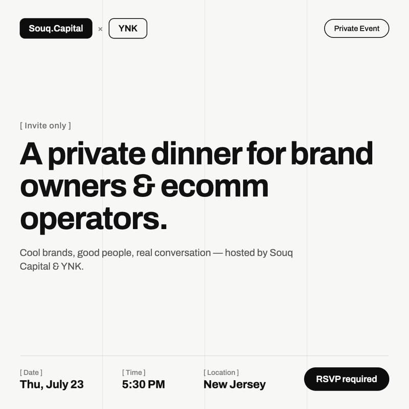 Cover Image for Brand Builders Dinner