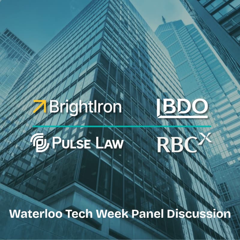 Cover Image for Panel Discussion with Pulse Law, RBCx, BDO and BrightIron