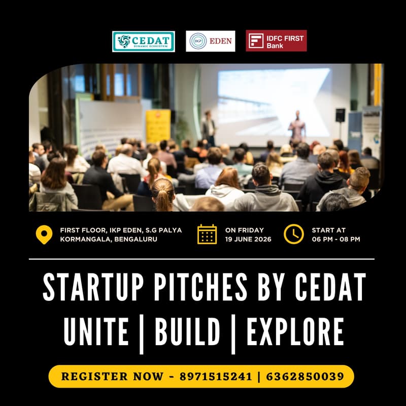 Cover Image for Startup Pitches by CEDAT