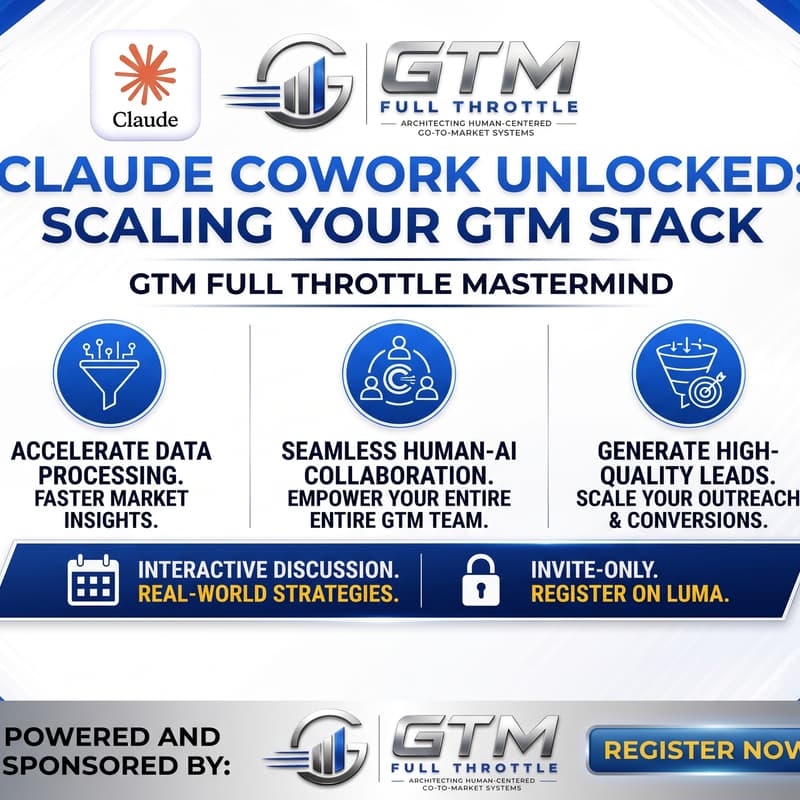 Cover Image for MasterMind - Claude Cowork Unlocked: Scaling Your GTM Stack