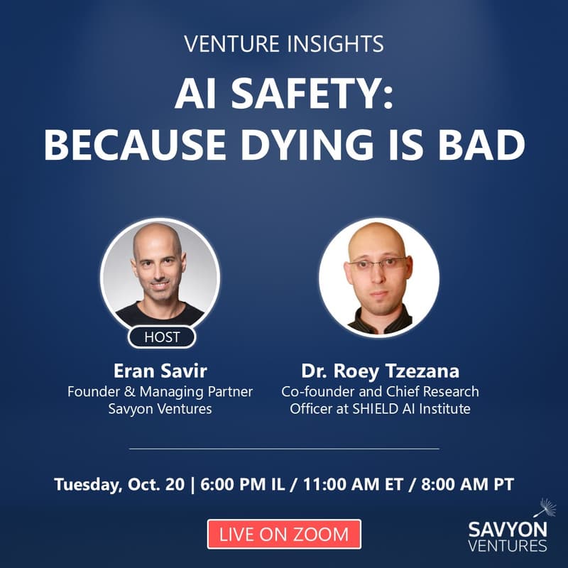 Cover Image for AI Safety: Because Dying Is Bad