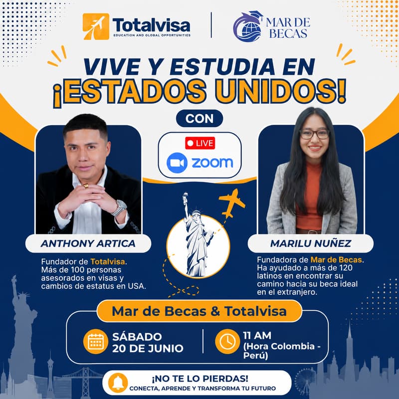 Cover Image for Visa + Beca: la combinación perfecta para estudiar en Estados Unidos