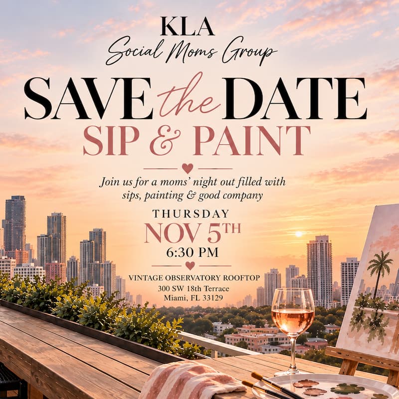 Cover Image for Sip & Paint - KLA Social Moms