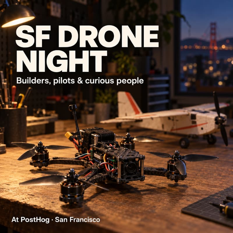 Cover Image for SF Drone Night: Builders, pilots & curious people