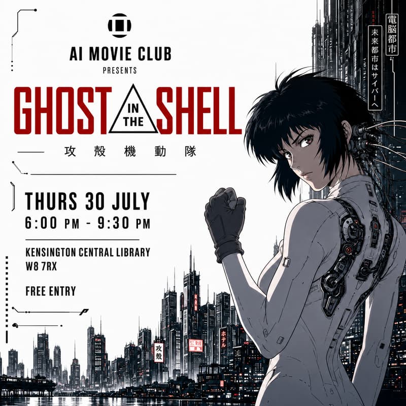 Cover Image for AI Movie Club x Ghost In The Shell (1995)