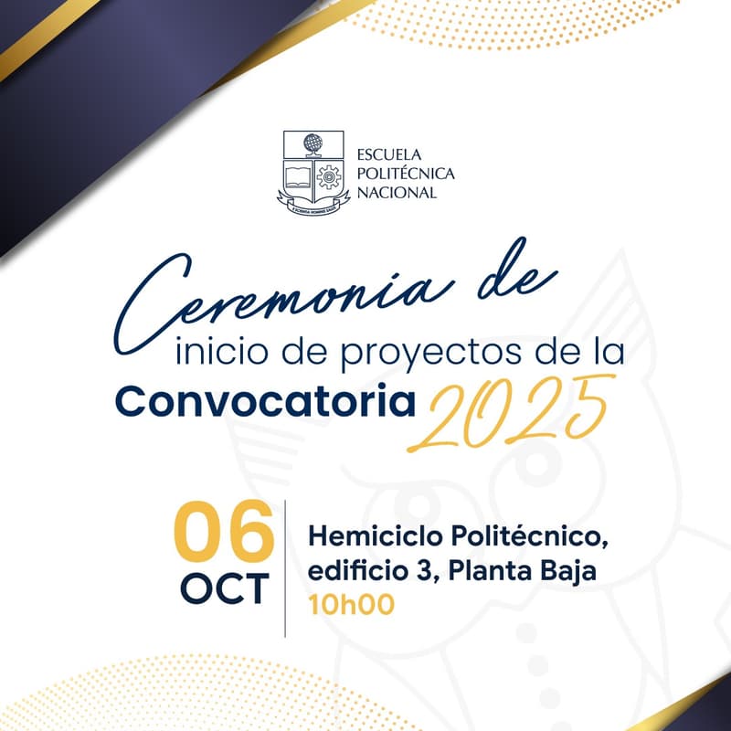 Cover Image for CEREMONIA DE INICIO DE PROYECTOS CONVOCATORIA 2025