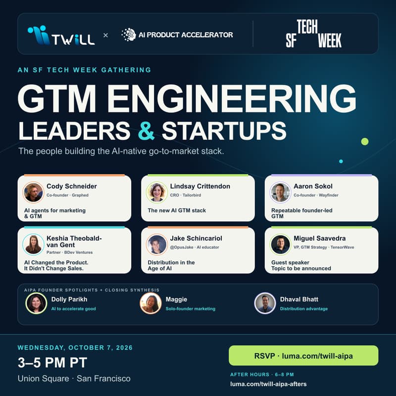 Cover Image for GTM Engineering Leaders & Startups | SF Tech Week