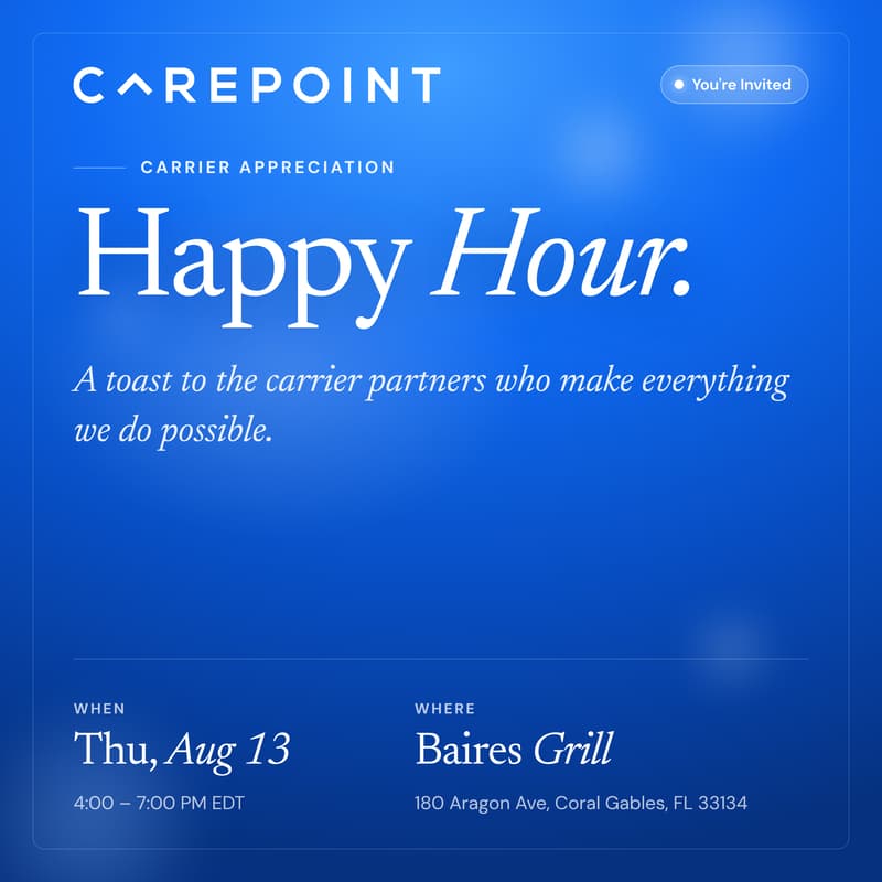 Cover Image for Carrier Appreciation Happy Hour