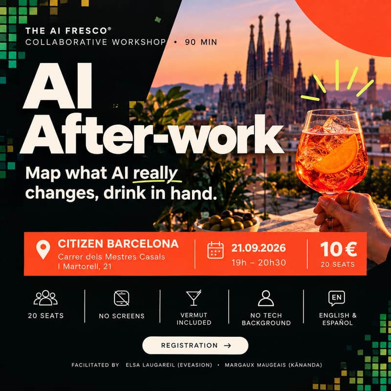 Cover Image for AI After-work: map what AI really changes, drink in hand.