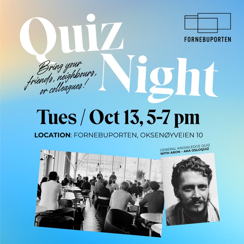 Cover Image for Quiznight with Aron at Fornebuporten