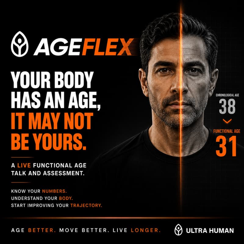 Cover Image for Age Flex - Find out Your Functional Age! (6F Town Hall, muShanghai Pass Needed)