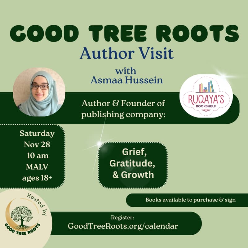 Cover Image for Author Visit: Grief, Gratitude, & Growth