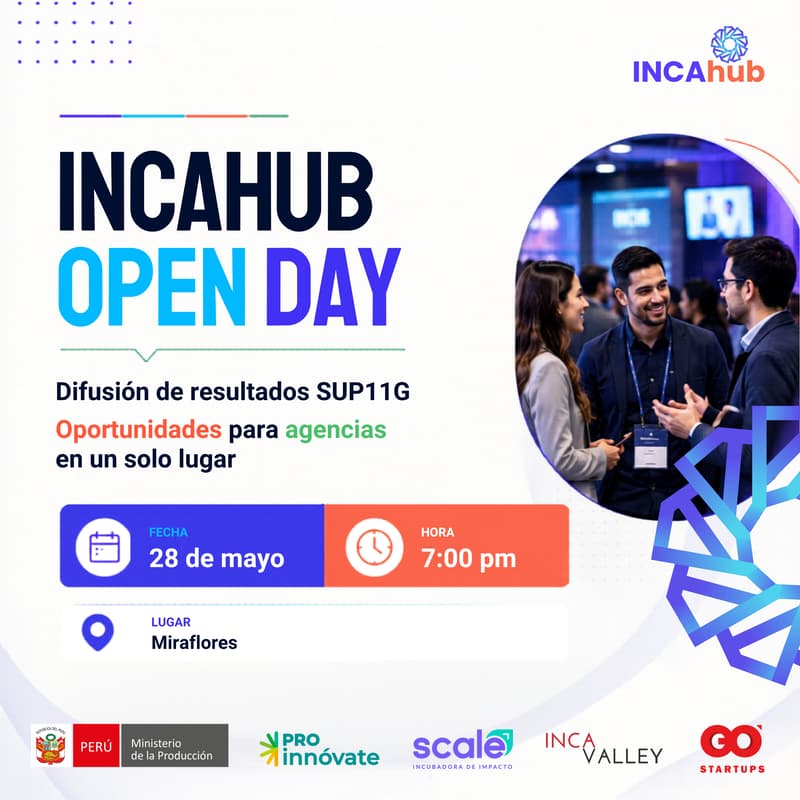 Foto de portada de INCAHUB Open Day 🚀