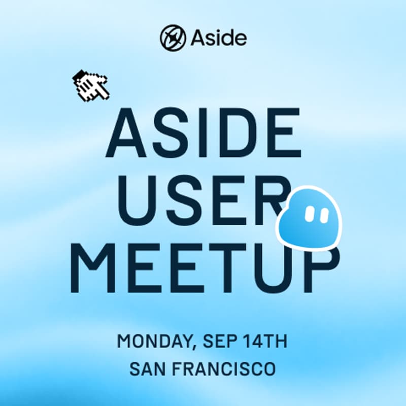 Cover Image for Aside User Meetup #1: Founders Who Automated Themselves
