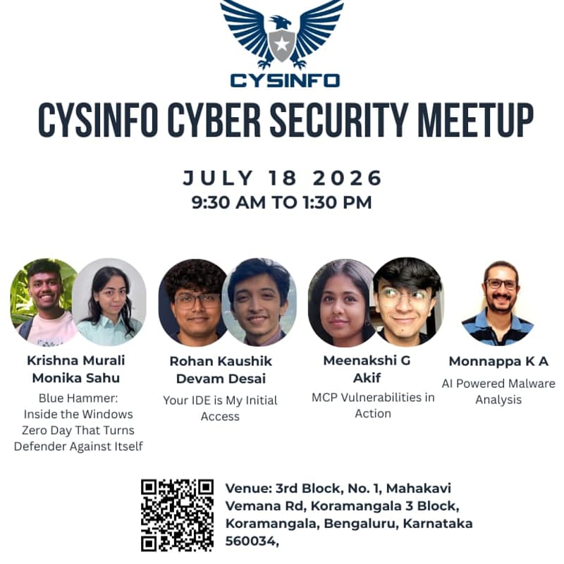Cover Image for Cysinfo Cyber Security Meetup