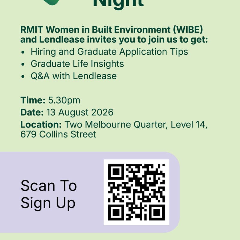 Cover Image for WIBE x Lendlease Early Careers Night