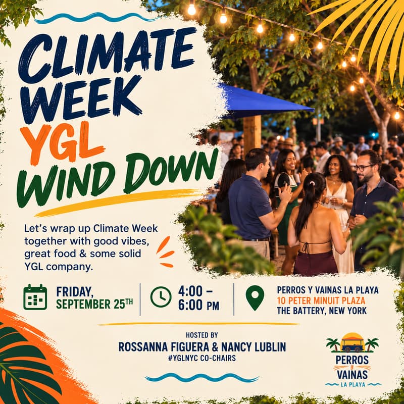 Cover Image for Climate Week YGL Wind Down