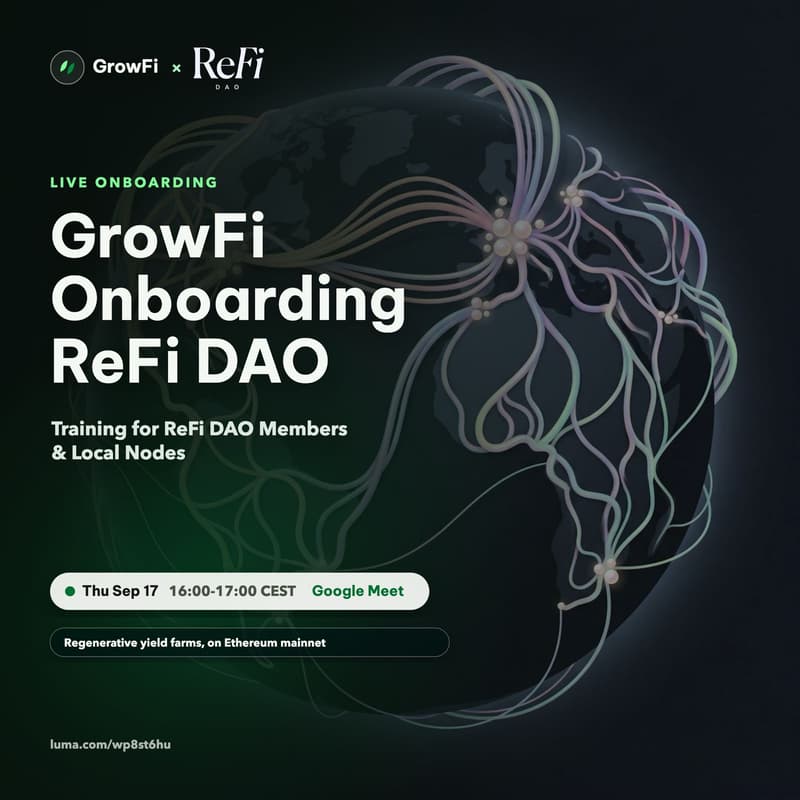 Cover Image for GrowFi Onboarding ReFi DAO