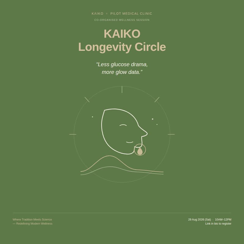 Cover Image for KAIKO Longevity Circle - S1 x Pilot Medical Clinic