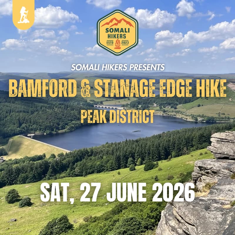 Cover Image for Somali Hikers: Bamford and Stanage Edge Hike