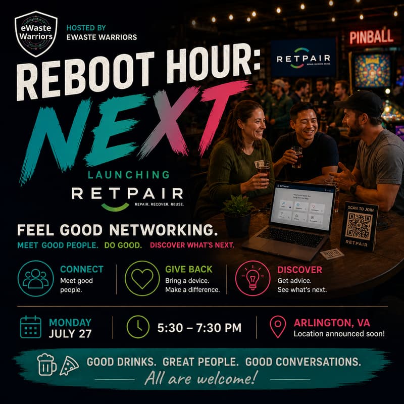 Cover Image for 🚀 Reboot Hour: Next -- an eWaste Warriors Event