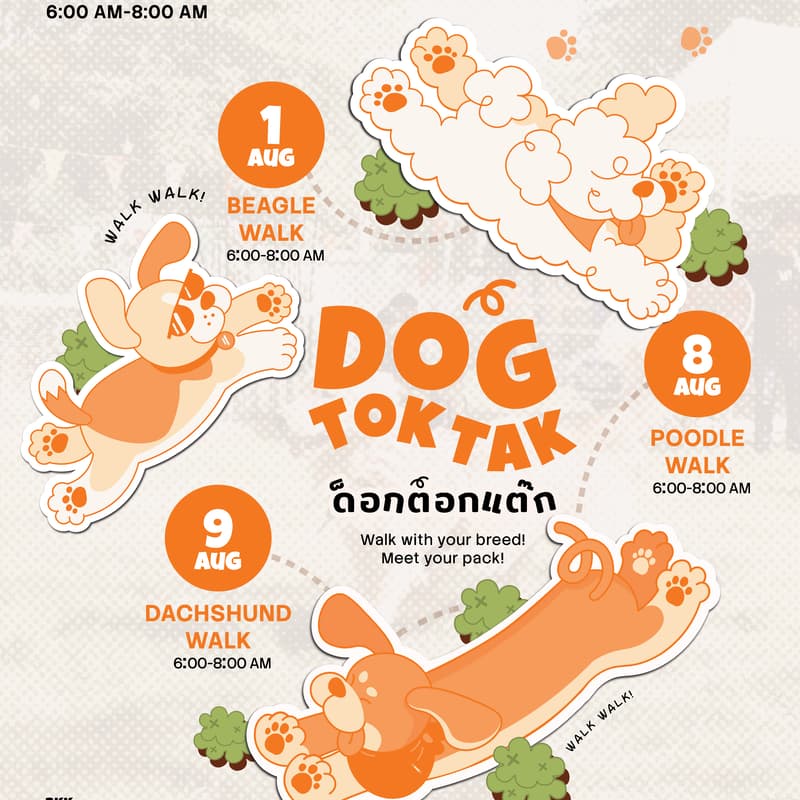 Cover Image for DOG TOKTAK: Poodles Walk