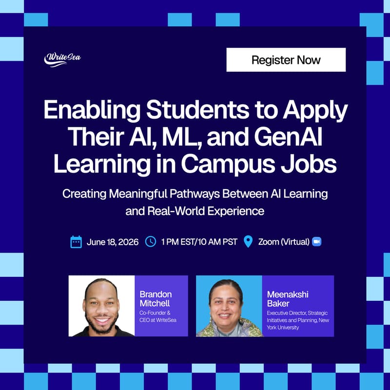 Cover Image for Enabling Students to Apply Their AI, ML, and GenAI Learning in Campus Jobs