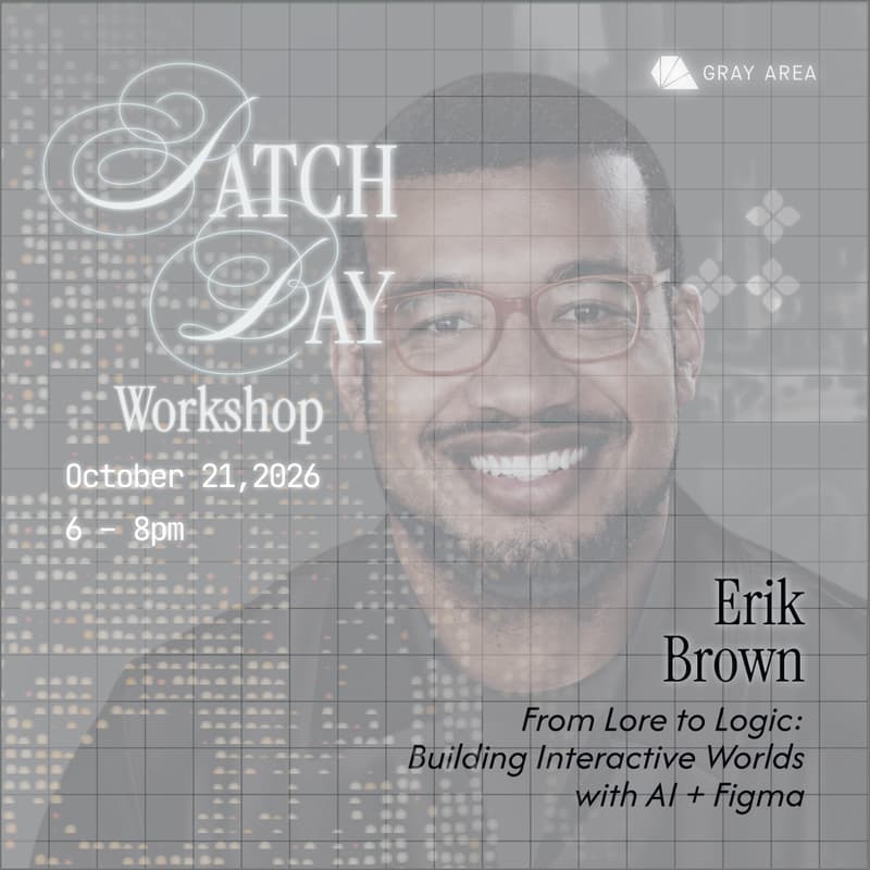 Cover Image for Patch Bay — From Lore to Logic: Building Interactive Worlds with AI + Figma [Workshop]