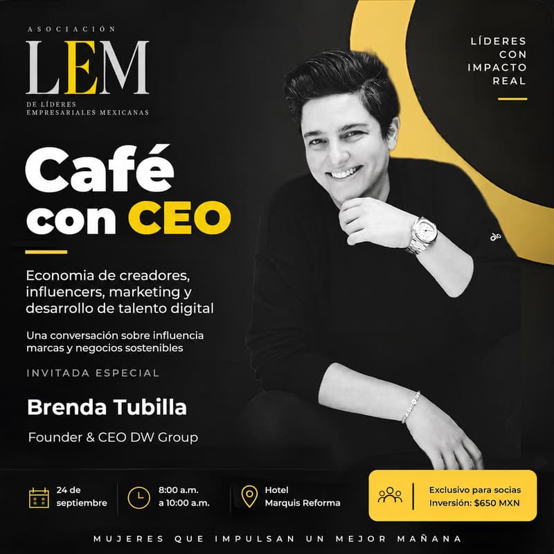 Cover Image for Café con CEO | Brenda Tubilla ¿Cómo se convierte una audiencia en un negocio sostenible?