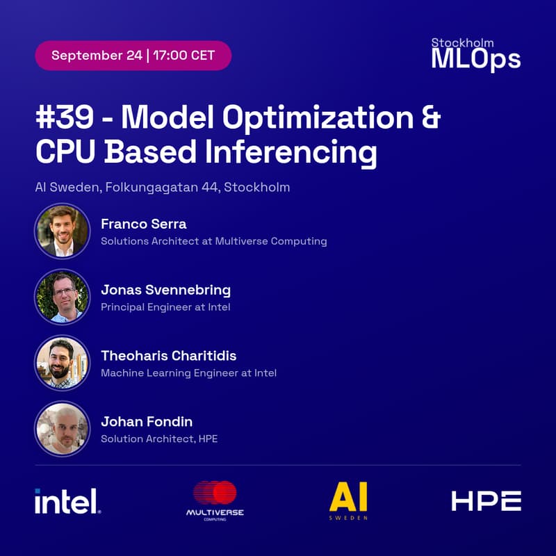 Cover Image for #39 - Model Optimization & CPU Based Inferencing