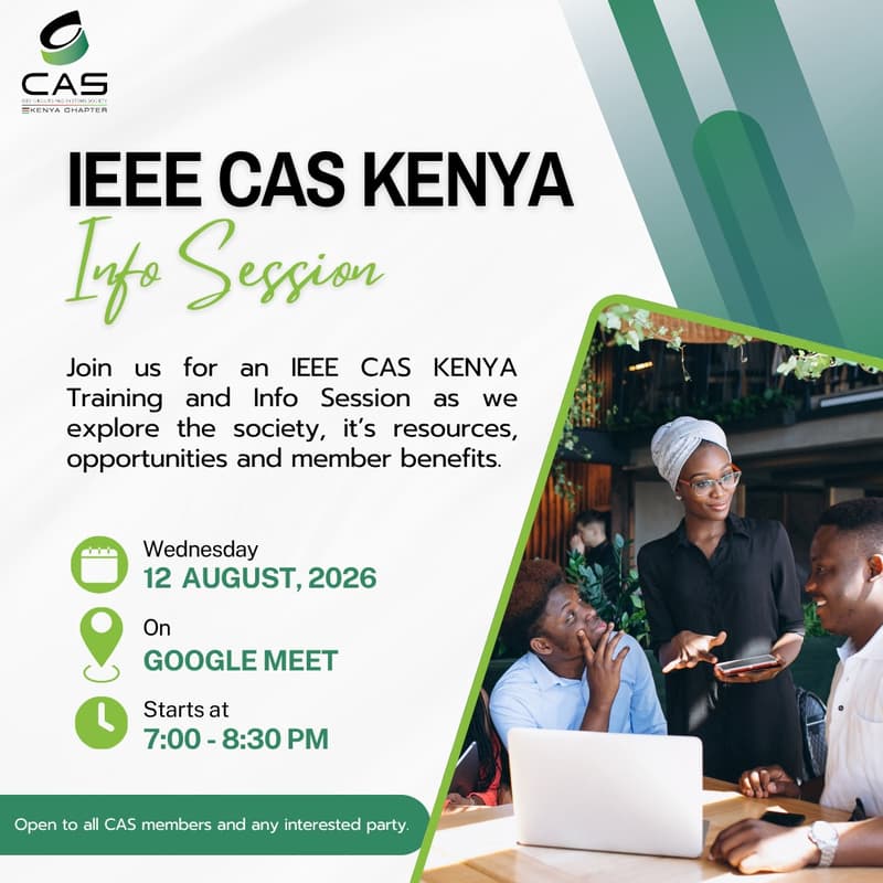Cover Image for IEEE CAS KENYA INFO SESSION