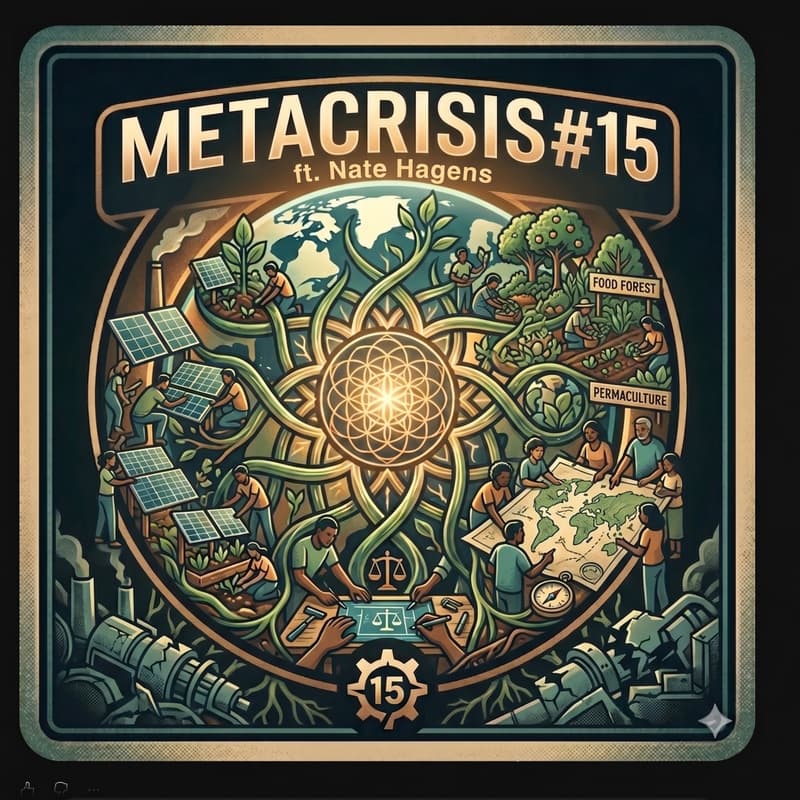 Cover Image for What to Do as the World Falls Apart With Nate Hagens - Metacrisis Salon #15