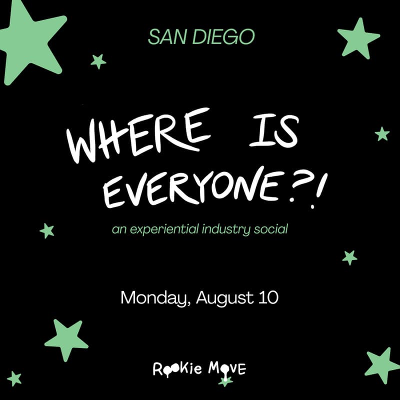Cover Image for WHERE IS EVERYONE? — an experiential industry social (San Diego edition)