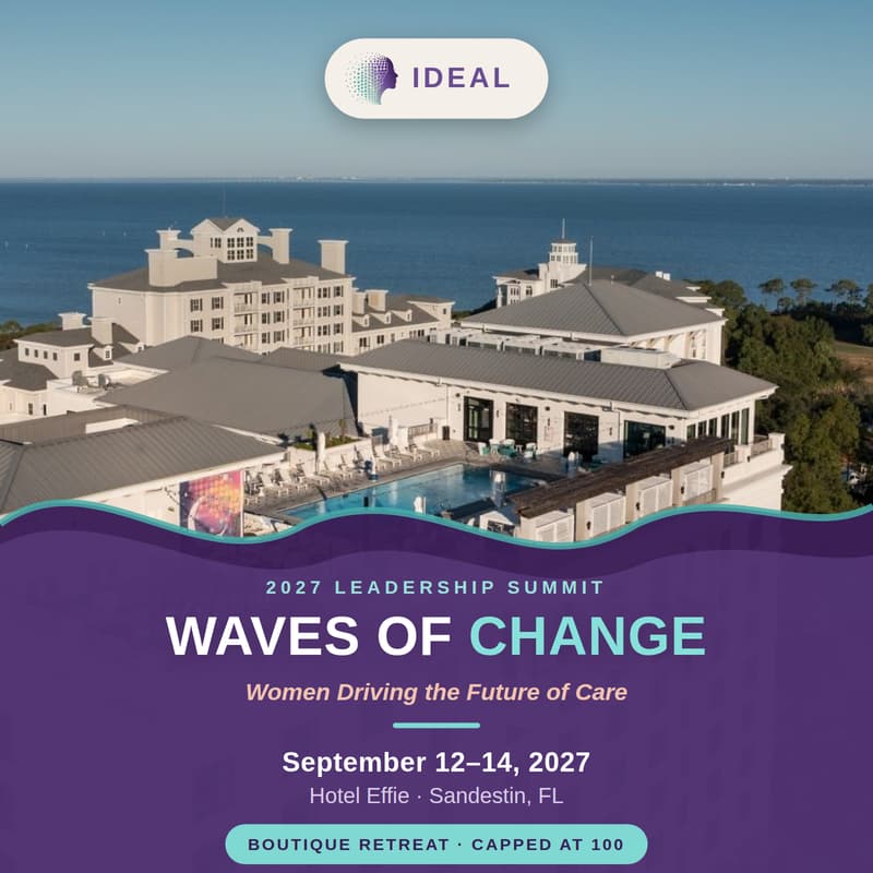 Cover Image for 2027 IDEAL Leadership Summit | Waves of Change: Women Driving the Future of Care