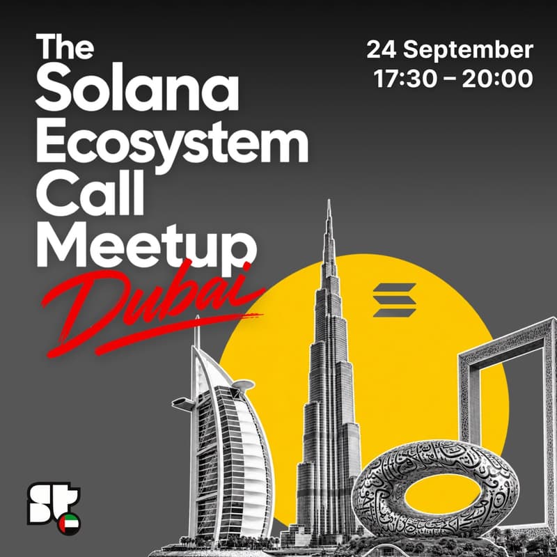 Cover Image for Superteam UAE: Solana Ecosystem Call Meetup