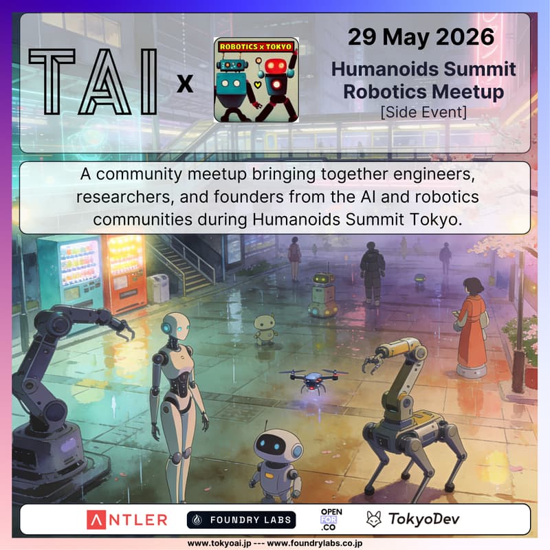 Cover Image for [Side Event] Humanoids Summit - Robotics Meetup