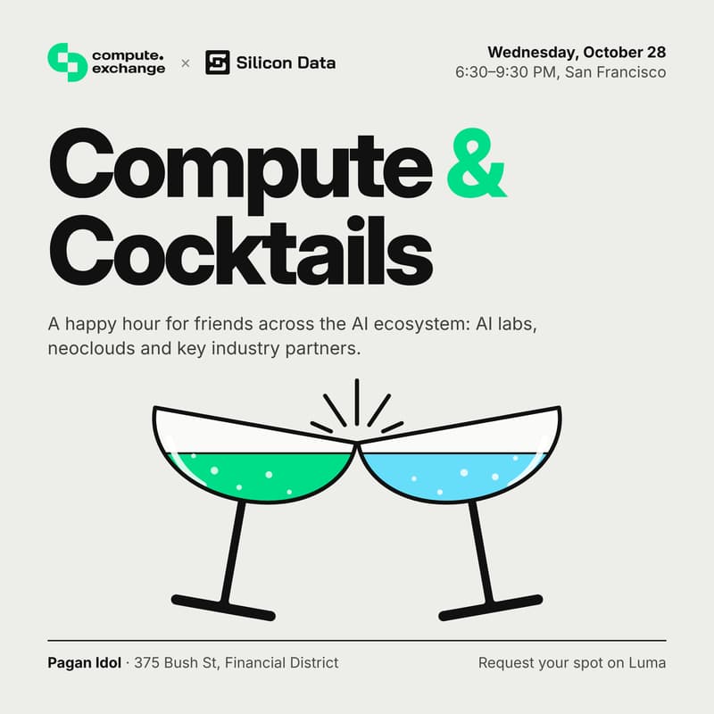 Cover Image for Compute & Cocktails with Compute Exchange and Silicon Data