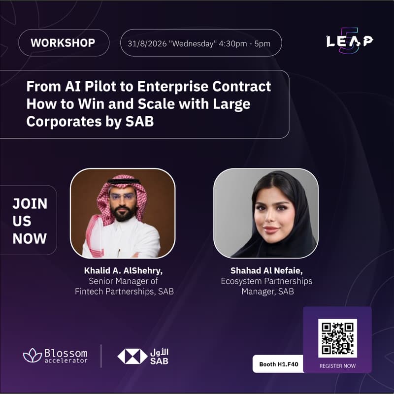 Cover Image for Workshop: From AI Pilot to Enterprise Contract – How to Win and Scale with Large Corporates by SAB