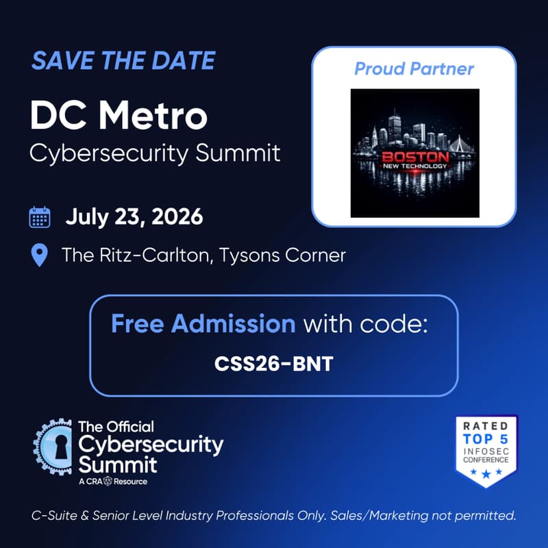 Cover Image for FREE: CyberRisk Alliance DC Metro Summit