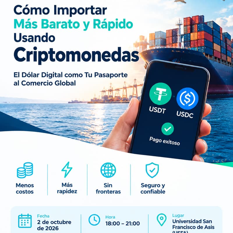 Cover Image for Sin Fronteras: Cómo Importar de China, usando Criptomonedas