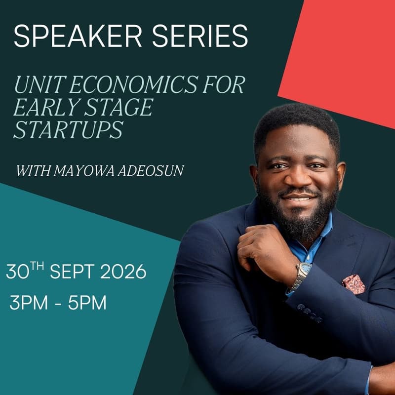 Cover Image for Speaker Series with Mayowa Adeosun