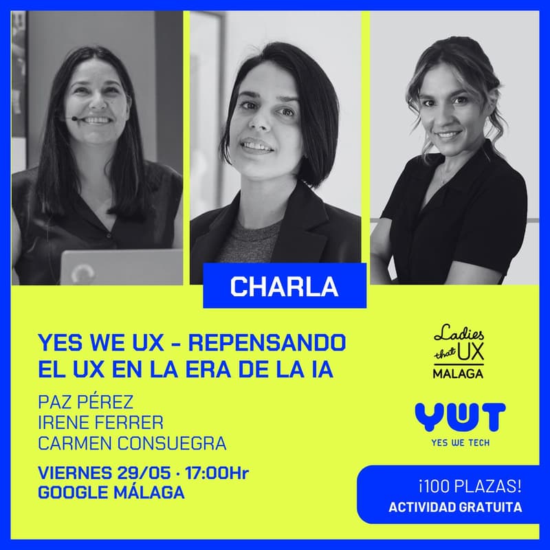 Cover Image for Charla YWT - Yes we UX