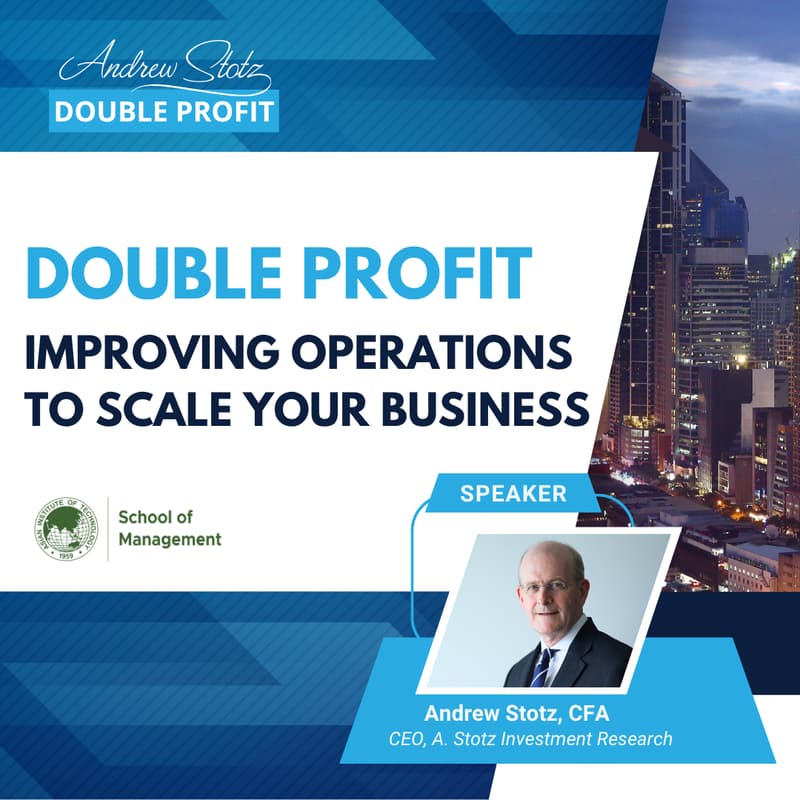 Cover Image for DOUBLE PROFIT by Improving Operations to Scale Your Business