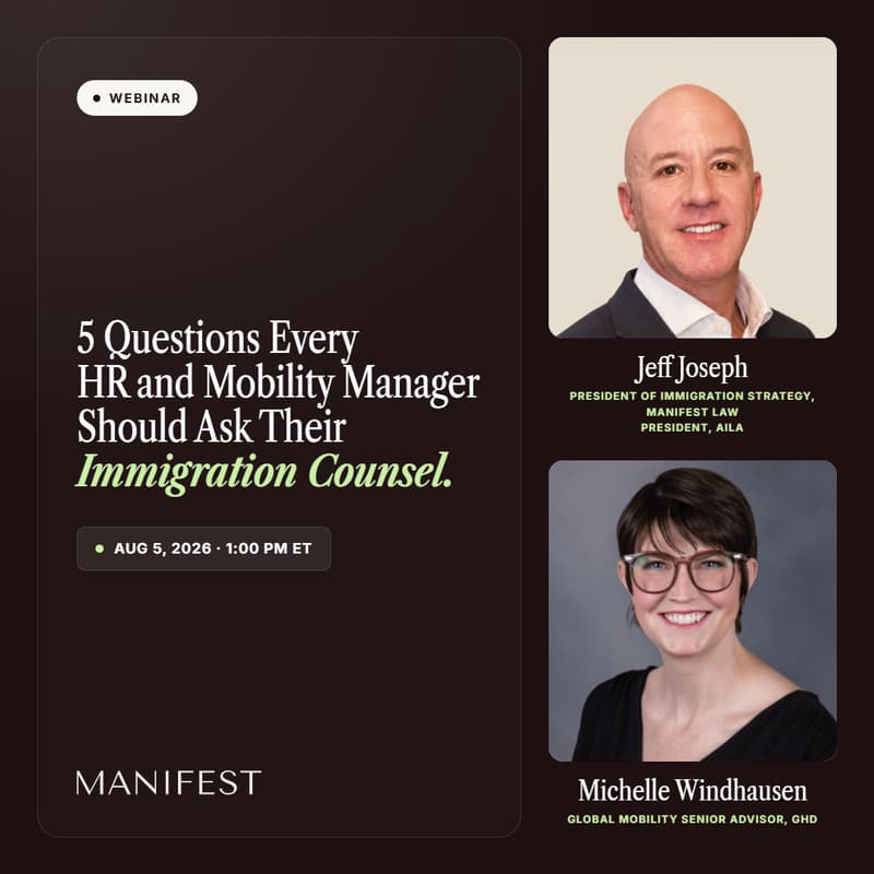 Cover Image for 5 Questions Every HR and Mobility Manager Should Ask Their Immigration Counsel