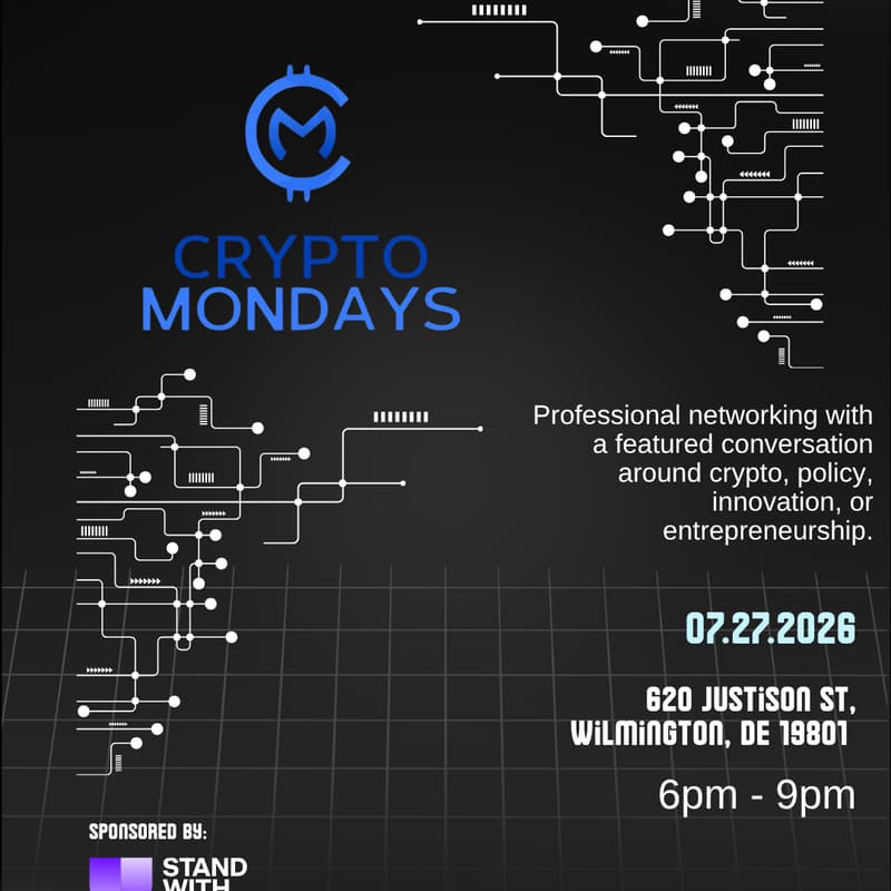 Cover Image for Crypto Mondays - Delaware - July 2026