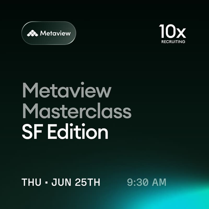 TA breakfast & workshop: Getting the most out of Metaview. · Luma
