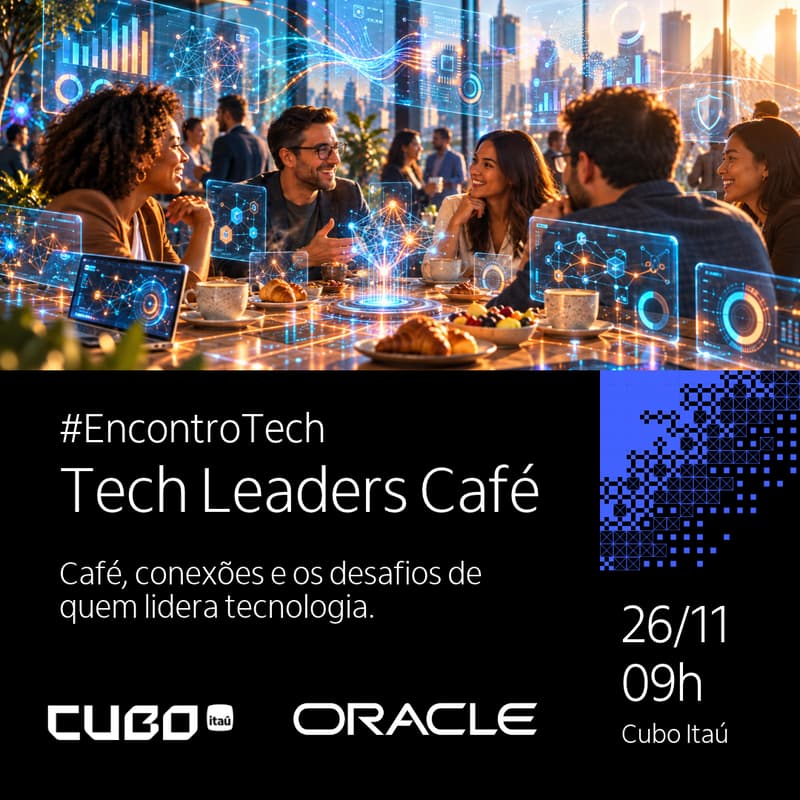 Cover Image for Tech Leaders Café | Cubo + Oracle