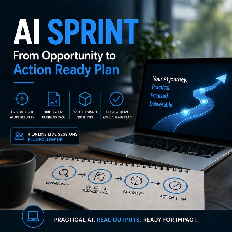 Cover Image for AI Sprint for Business Leaders, Online Program - 4 Sessions